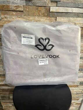 LOVEVOOK Brown Vintage Leather Laptop Tote Bag 15.6” Work Briefcase